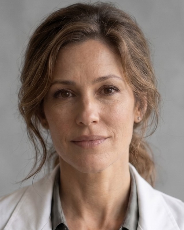 Portrait of Dr. Amelia Hart, a character in MindScape
